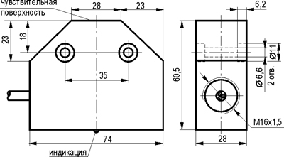 Габариты ISB I6A-02G-7E-L